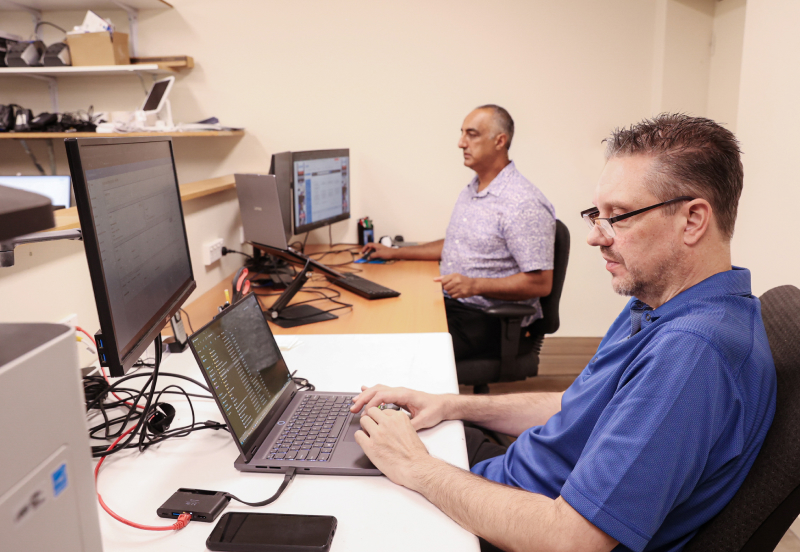 The Neighbourhood IT team at work