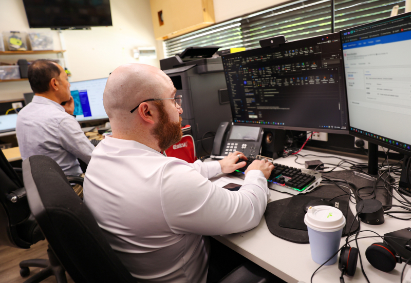 The Neighbourhood IT team at work